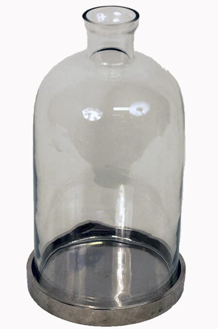 Lysholder glass H24cm